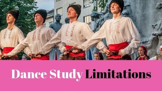 Limitations of the Dance Study (7.2)